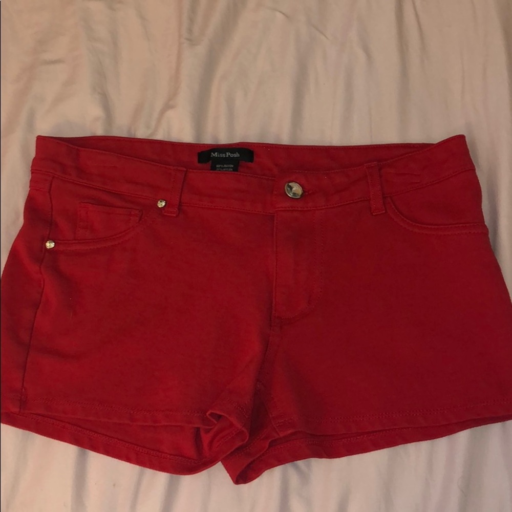 Red shorts